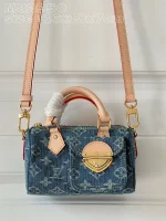 LV Remix Nano Speedy 牛仔斜揹包-M82950：圖片 2