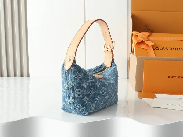 LV RemixHills Pochette Monogram 牛仔麻將包袋-M82949：圖片 3