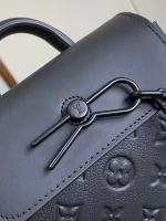 LV Nano Steamer 男士黑色壓花斜揹包-M82772：圖片 7