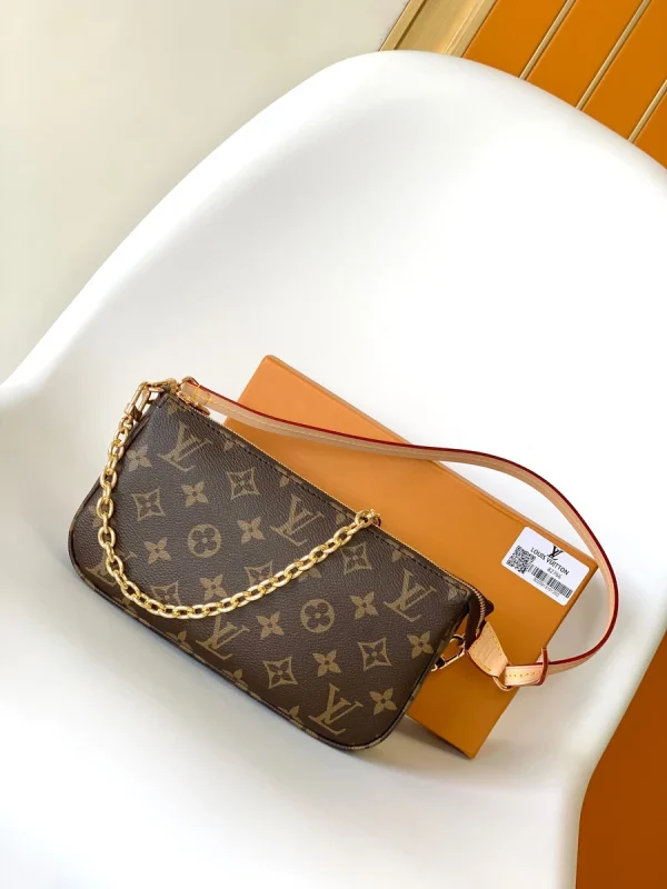 LV Pochette Accessoires Monogram 三合一麻將包-M82766：圖片 2