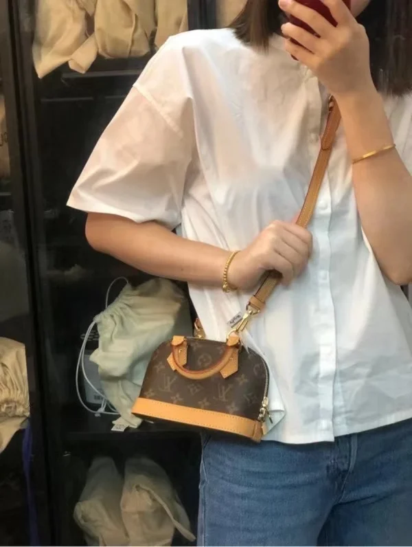 LV Nano Alma mini貝殼包包包-M82717：圖片 15