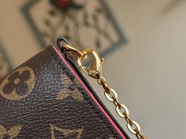 LV Félicie Pochette 冬季系列印花 鏈條單肩拉鏈錢包-M82627：圖片 8