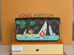 LV Félicie Pochette 冬季系列印花 鏈條單肩拉鏈錢包-M82627：圖片 2
