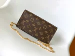 LV Wallet On Chain Lily Monogram 鏈帶錢包包包-M82509：圖片 3