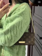 LV Wallet On Chain Lily Monogram 鏈帶錢包包包-M82509：圖片 16