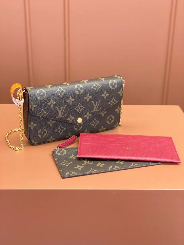 LV Félicie Pochette Monogram 三合一麻將包包-M81896：圖片 5
