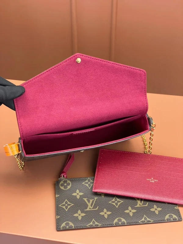 LV Félicie Pochette Monogram 三合一麻將包包-M81896：圖片 6