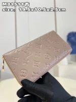 LV Monogram 長方形 長款拉鏈錢包 銀包-M81511：圖片 4