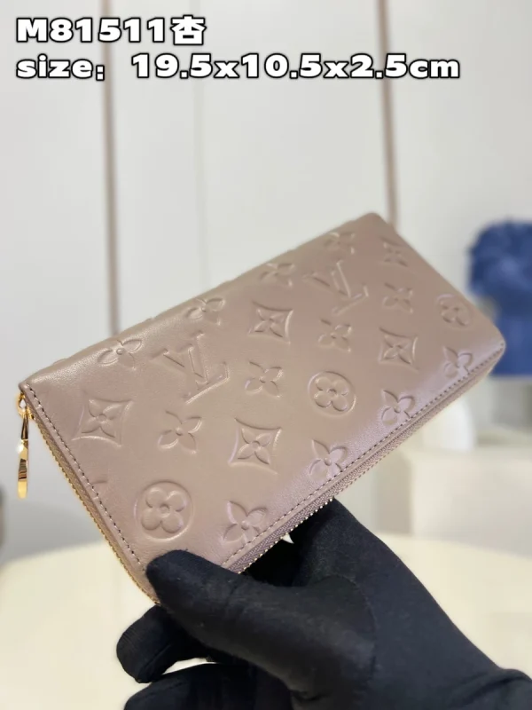 LV Monogram 長方形 長款拉鏈錢包 銀包-M81511：圖片 4