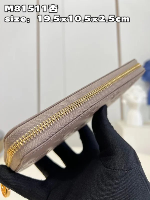 LV Monogram 長方形 長款拉鏈錢包 銀包-M81511：圖片 8
