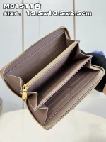 LV Monogram 長方形 長款拉鏈錢包 銀包-M81511：圖片 6