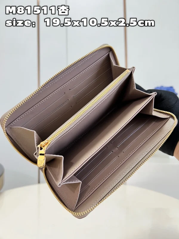 LV Monogram 長方形 長款拉鏈錢包 銀包-M81511：圖片 6