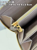 LV Monogram 長方形 長款拉鏈錢包 銀包-M81511：圖片 7