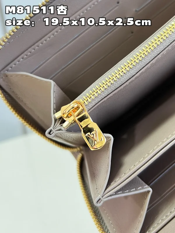 LV Monogram 長方形 長款拉鏈錢包 銀包-M81511：圖片 7