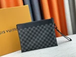LV Pochette To-Go 黑色棋盤格nan手拿包-M81569：圖片 2
