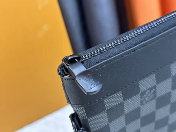 LV Pochette To-Go 黑色棋盤格nan手拿包-M81569：圖片 7