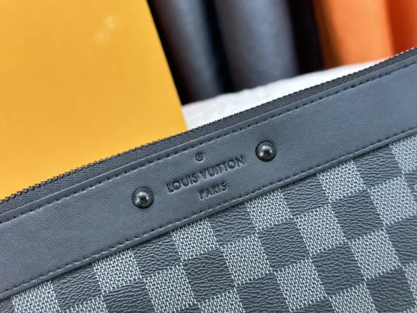 LV Pochette To-Go 黑色棋盤格nan手拿包-M81569：圖片 8