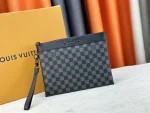 LV Pochette To-Go 黑色棋盤格nan手拿包-M81569：圖片 3