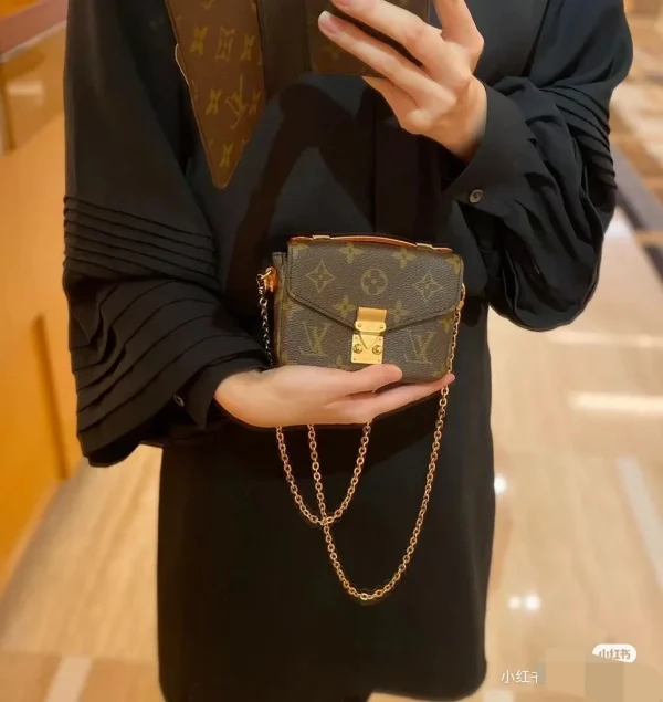 LV Micro Métis Monogram 小廠包 鏈條包包-M81267：圖片 18