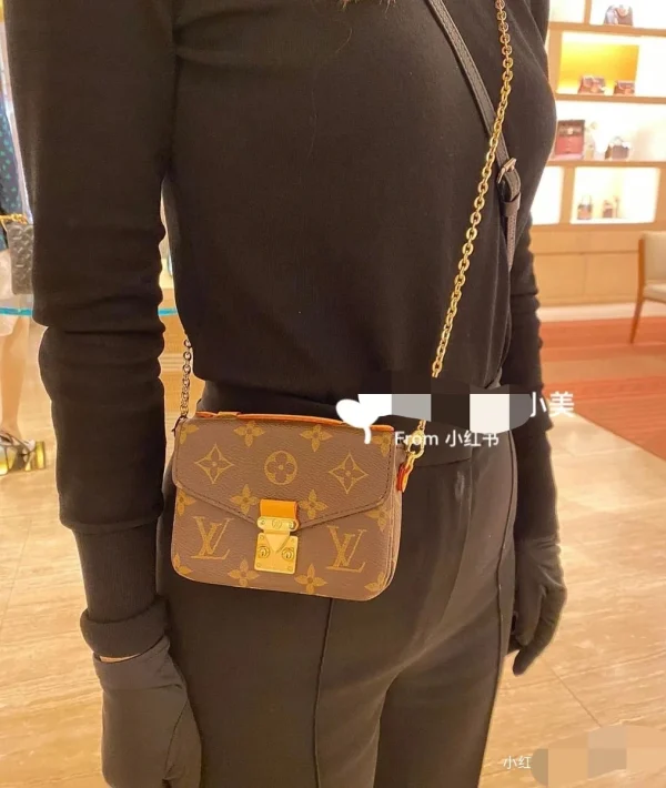 LV Micro Métis Monogram 小廠包 鏈條包包-M81267：圖片 19