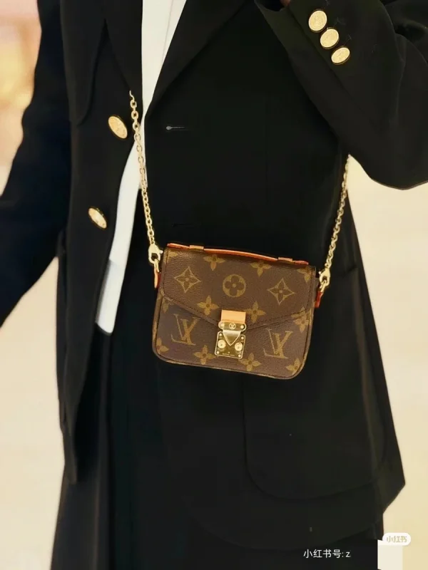 LV Micro Métis Monogram 小廠包 鏈條包包-M81267：圖片 22