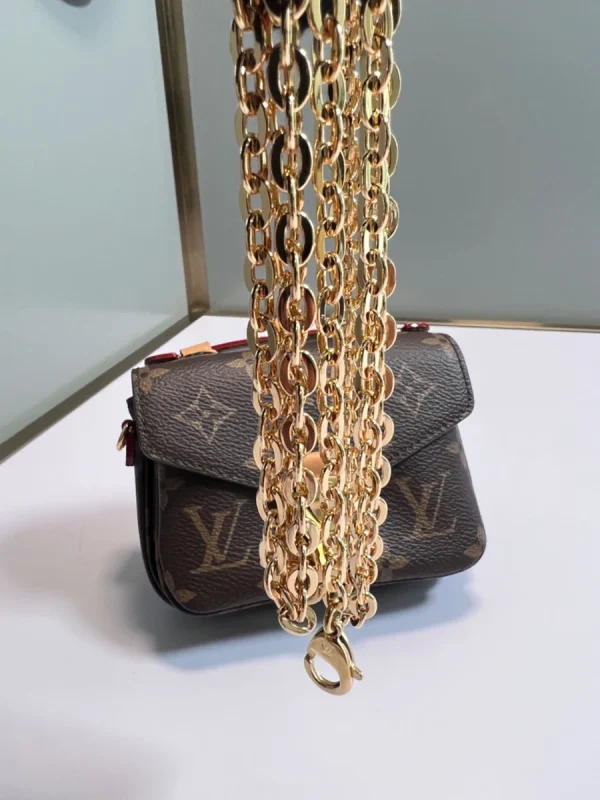 LV Micro Métis Monogram 小廠包 鏈條包包-M81267：圖片 9