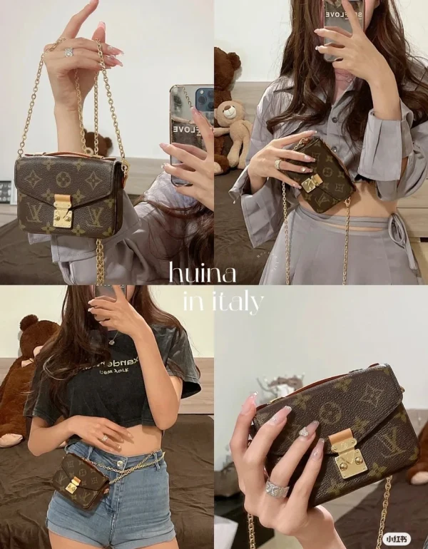 LV Micro Métis Monogram 小廠包 鏈條包包-M81267：圖片 13