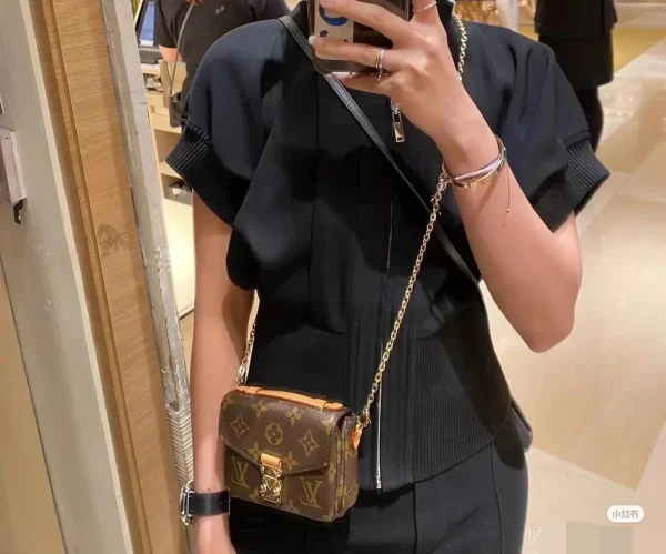 LV Micro Métis Monogram 小廠包 鏈條包包-M81267：圖片 17