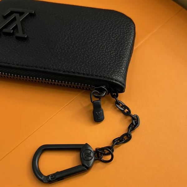 LV Aerogram 黑色牛皮鑰匙零銀包 -M81031：圖片 10
