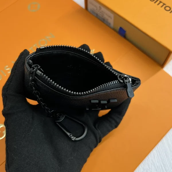LV Aerogram 黑色牛皮鑰匙零銀包 -M81031：圖片 6