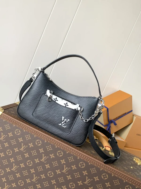 LV Marelle EPI 腋下 鏈條肩揹包-M80689：圖片 4