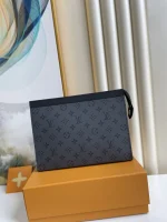 LV Pochette Voyage MM 男士百搭Monogram 手拿包-M69535：圖片 2
