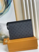 LV Pochette Voyage MM 男士百搭Monogram 手拿包-M69535：圖片 3
