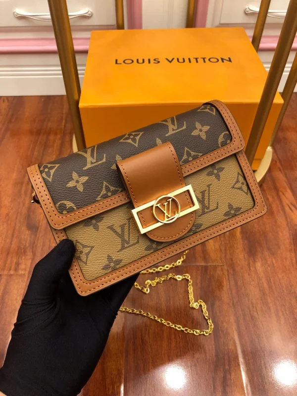 LV Dauphine Monogram 達芙妮 鏈帶包-M68746：圖片 2
