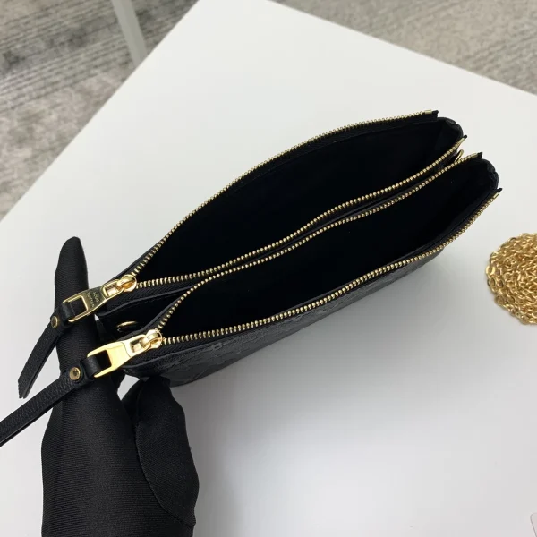 LV Double Zip Pochette Monogram EPI 鏈條包包-M68568：圖片 9