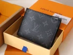 LV Slender 男士黑花Monogram銀包 -M62294：圖片 3