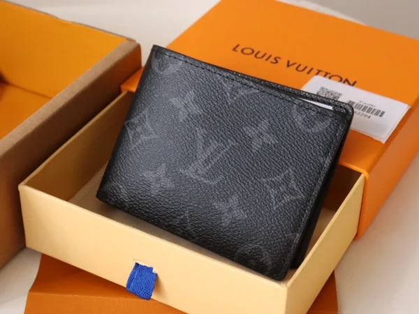 LV Slender 男士黑花Monogram銀包 -M62294：圖片 3