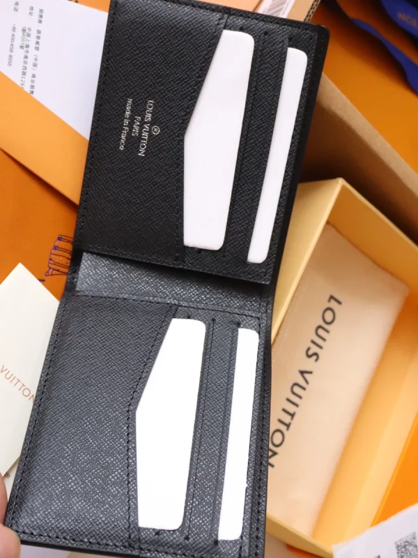 LV Slender 男士黑花Monogram銀包 -M62294：圖片 7
