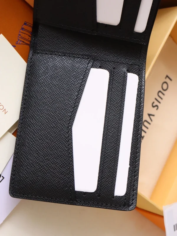 LV Slender 男士黑花Monogram銀包 -M62294：圖片 9