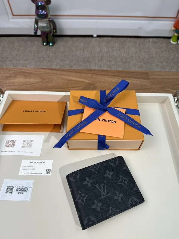 LV Multiple 黑色Monogram銀包-M61695：圖片 3