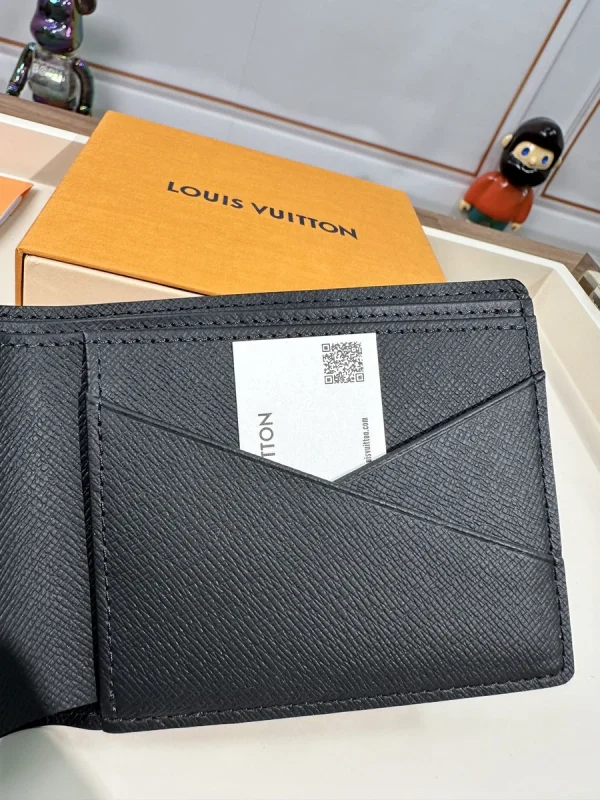LV Multiple 黑色Monogram銀包-M61695：圖片 9