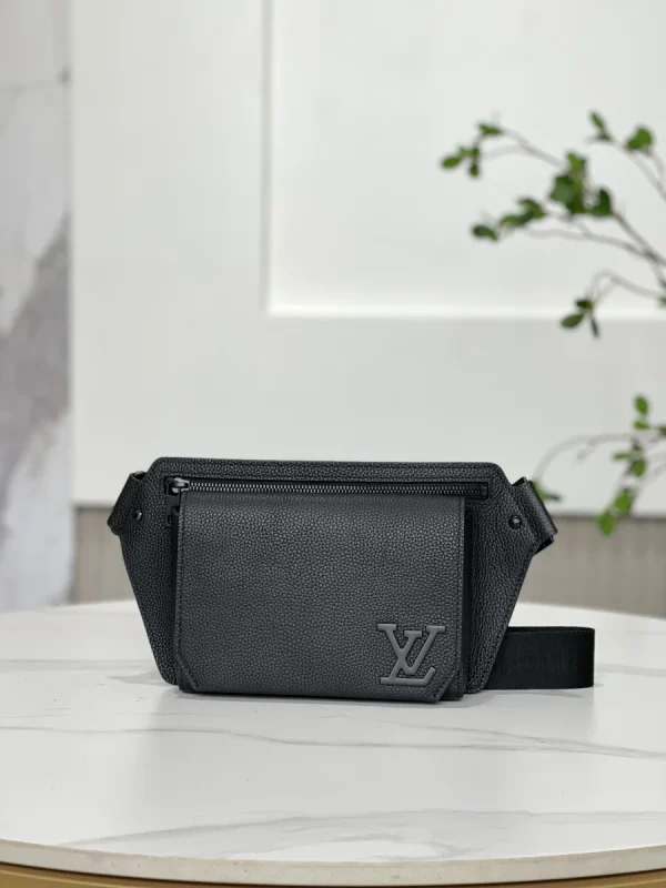 LV Takeoff 男士粒面牛皮斜揹包-M57081：圖片 2
