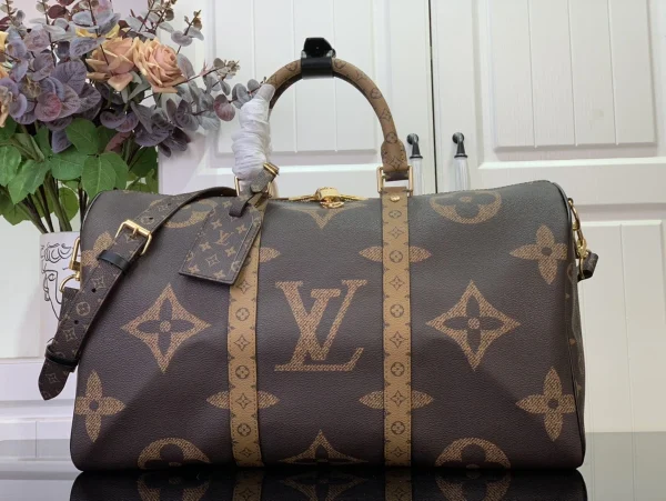 LV Keepall Bandoulière 45 Monogram老花旅行包-M47211：圖片 2