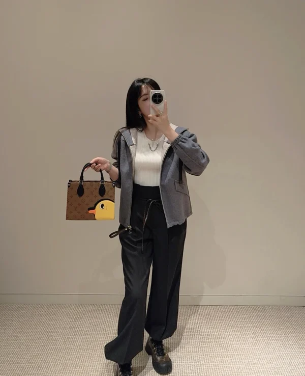 LV OnTheGo PM Monogram+趣味小鴨 雙手提托特包 -M47199：圖片 8