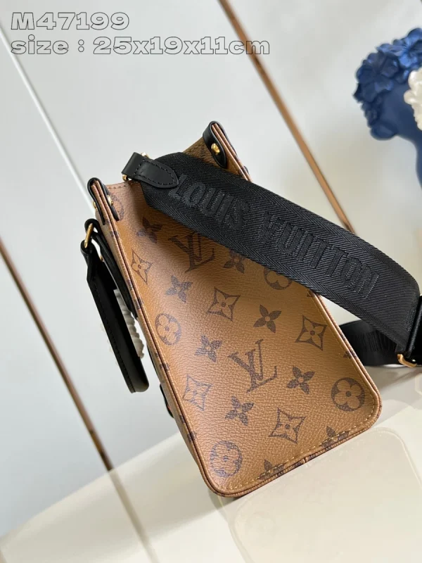 LV OnTheGo PM Monogram+趣味小鴨 雙手提托特包 -M47199：圖片 14