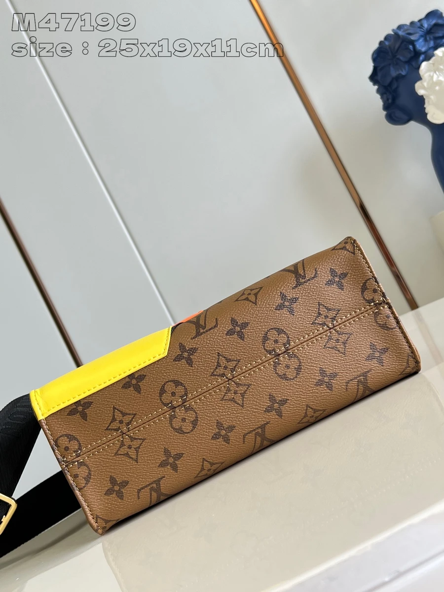 LV OnTheGo PM Monogram+趣味小鴨 雙手提托特包 -M47199 17 LV OnTheGo PM Monogram+趣味小鴨 雙手提托特包 -M47199
