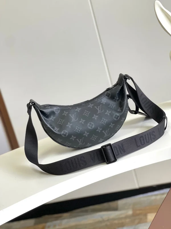 LV Hamac包包 PM 男士黑色印花斜揹包-M47158：圖片 2