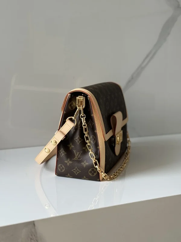 LV Dauphine Soft GM Monogram 鏈條包包包-M47149：圖片 4