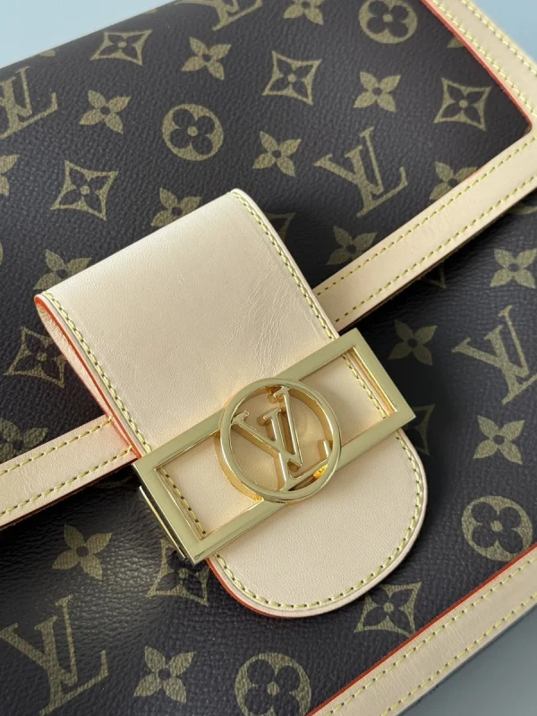 LV Dauphine Soft GM Monogram 鏈條包包包-M47149：圖片 7