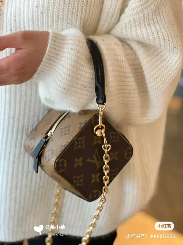 LV Dice Monogram 隨身包包-M47124：圖片 4